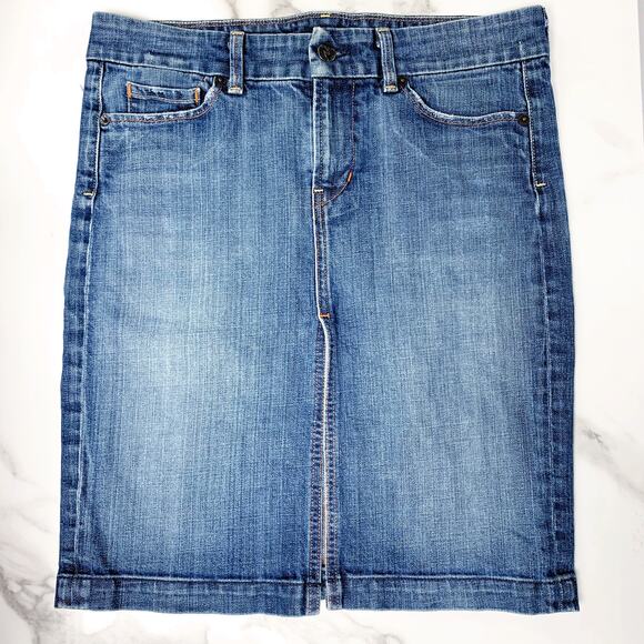 Citizens of Hummanity Womens Size 28 Sophia #300 Medium Wash Denim Skirt - Picture 8 of 12